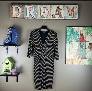 Bailey 44 Confluence striped dress large